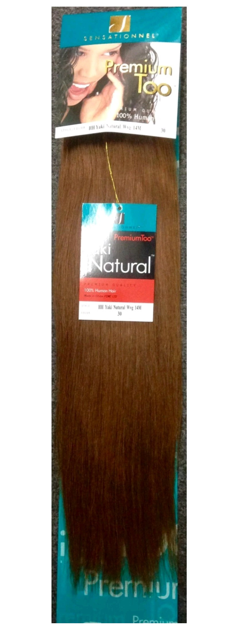 Premium Too Yaki Natural 100% Human Hair Weave