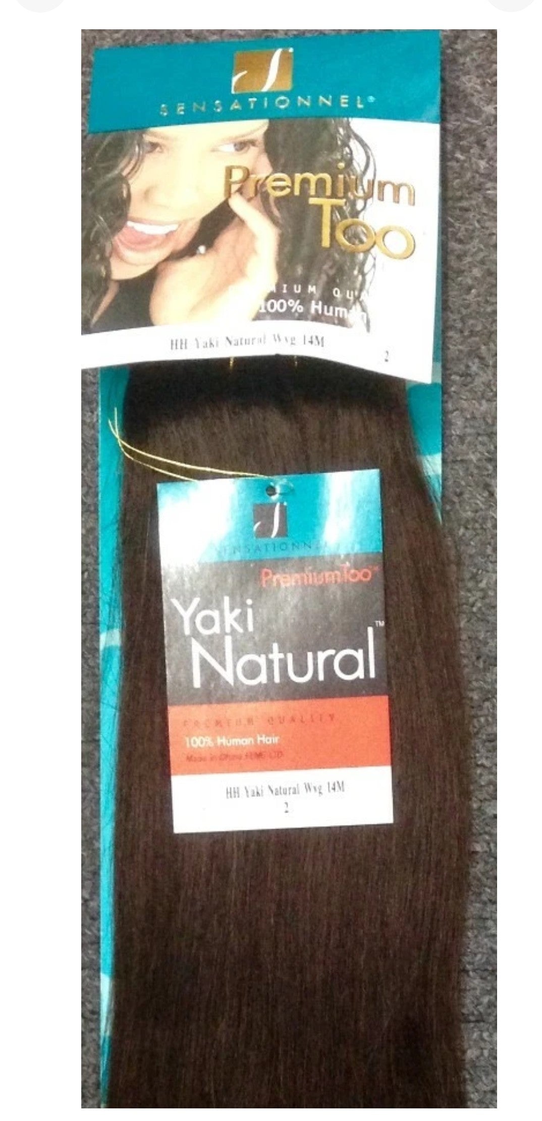 Premium Too Yaki Natural 100% Human Hair Weave