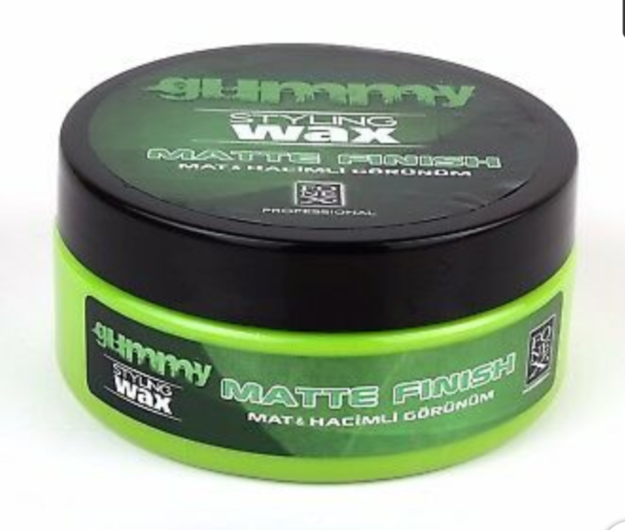 Gummy Styling Wax Matte Finish (Matte & Volume) 150ml (green)