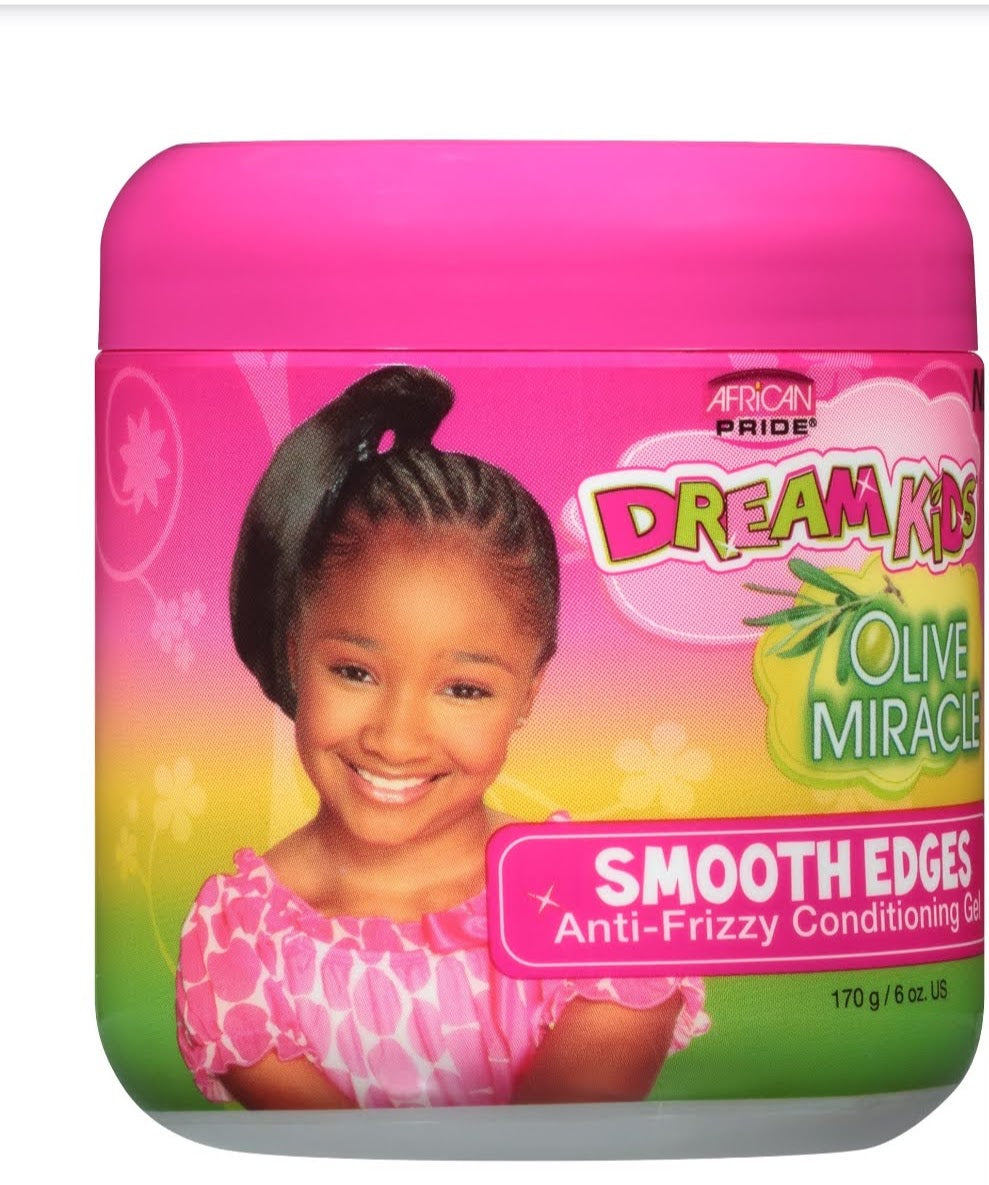 African Pride Dream Kids Olive Miracle Smooth Edge Anti-frizz Conditioning Gel 170g