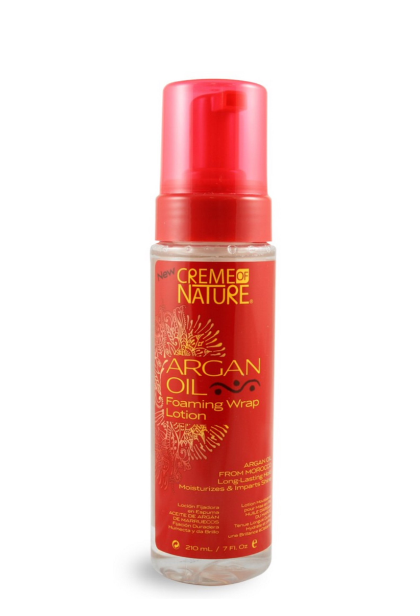 Cream of Nature Argan Oil Style and Shine Foaming Mousse 8oz.