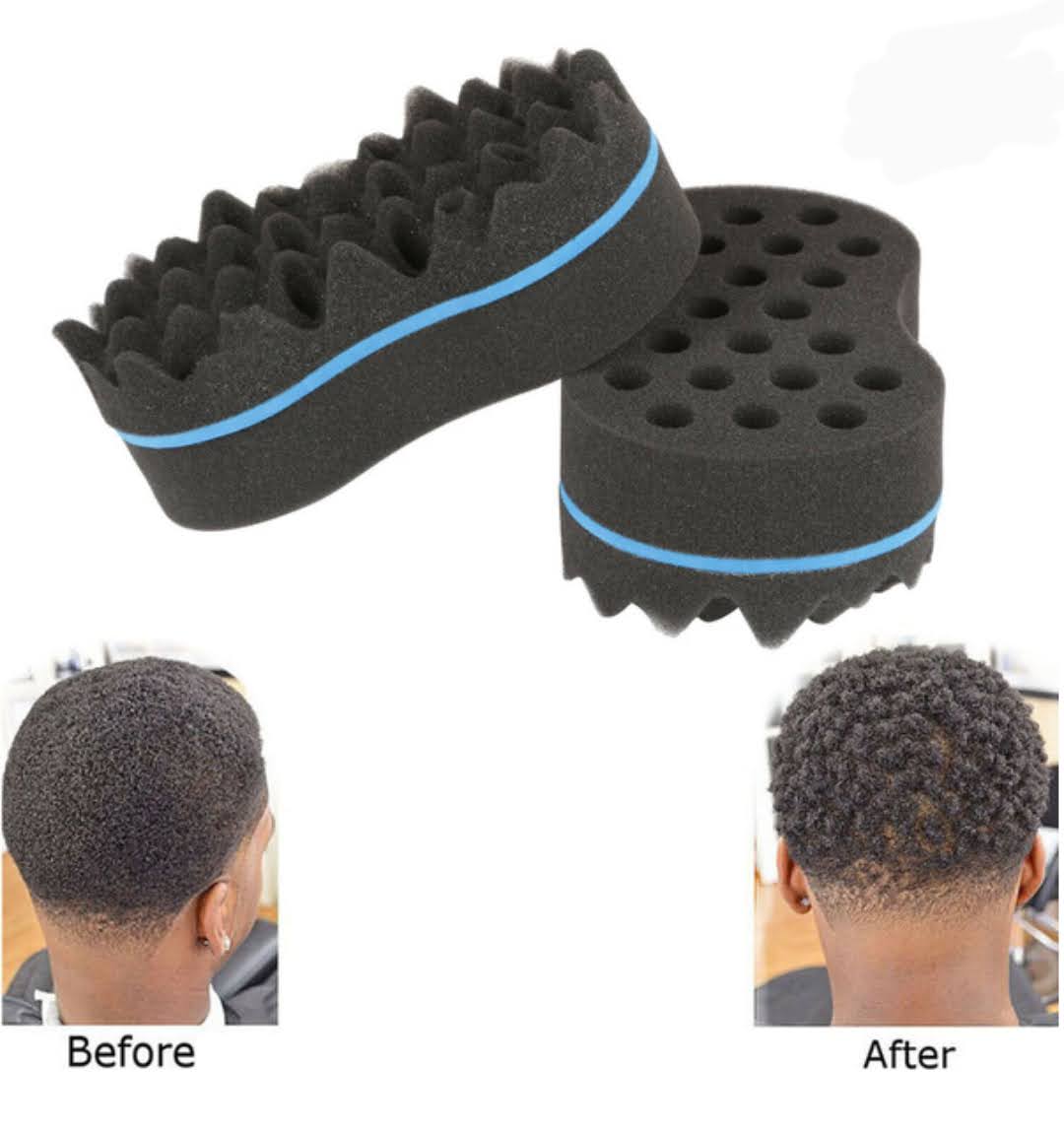 Double Sided Twist and Curl Sponge (large)