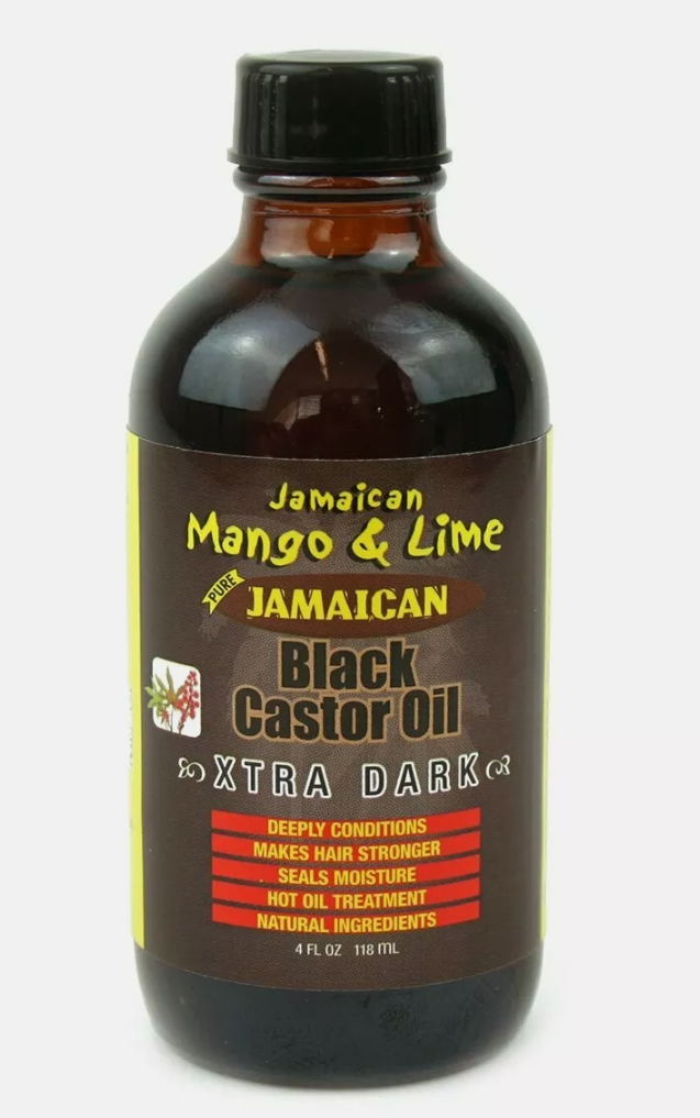 Jamaican Mango and Lime Jamaican Black Castor Oil (Xtra Dark) 4oz. (118ml)