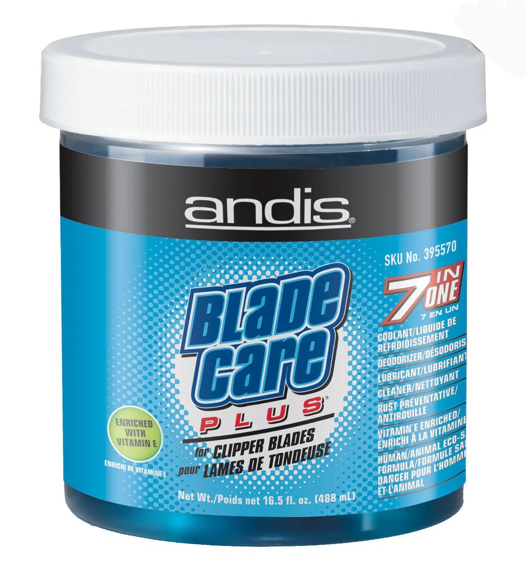 Andis Cool Care Plus 7 in 1 Clipper Disinfectant 16.5oz