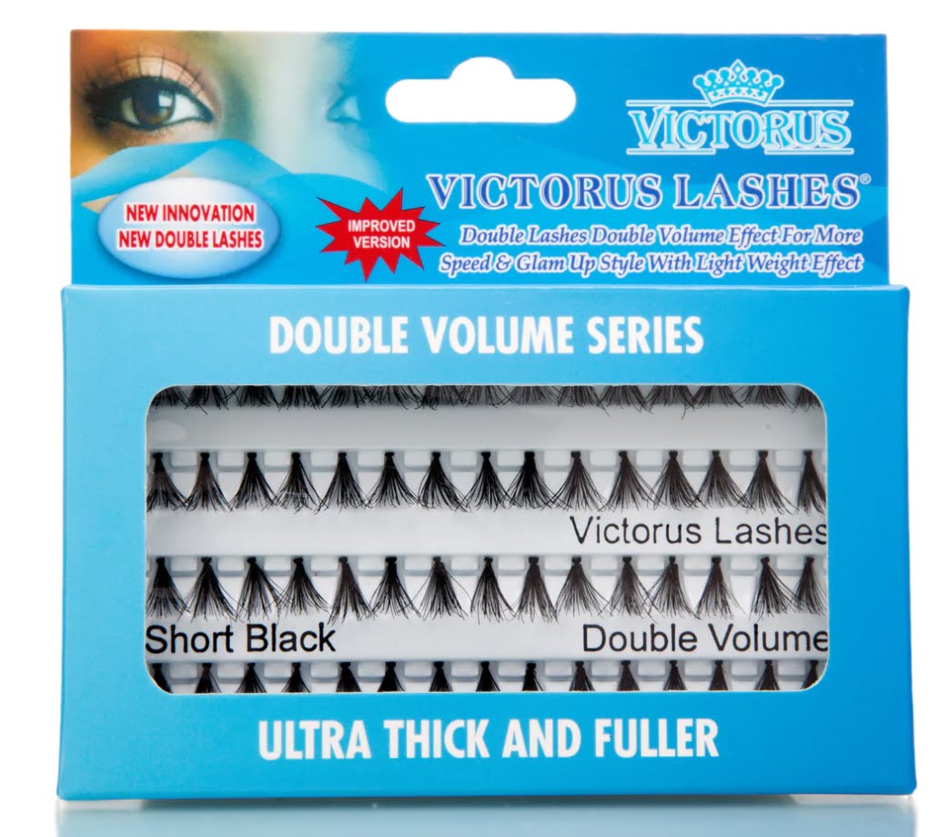 Victorious Lashes- (Double Volume) Short Black