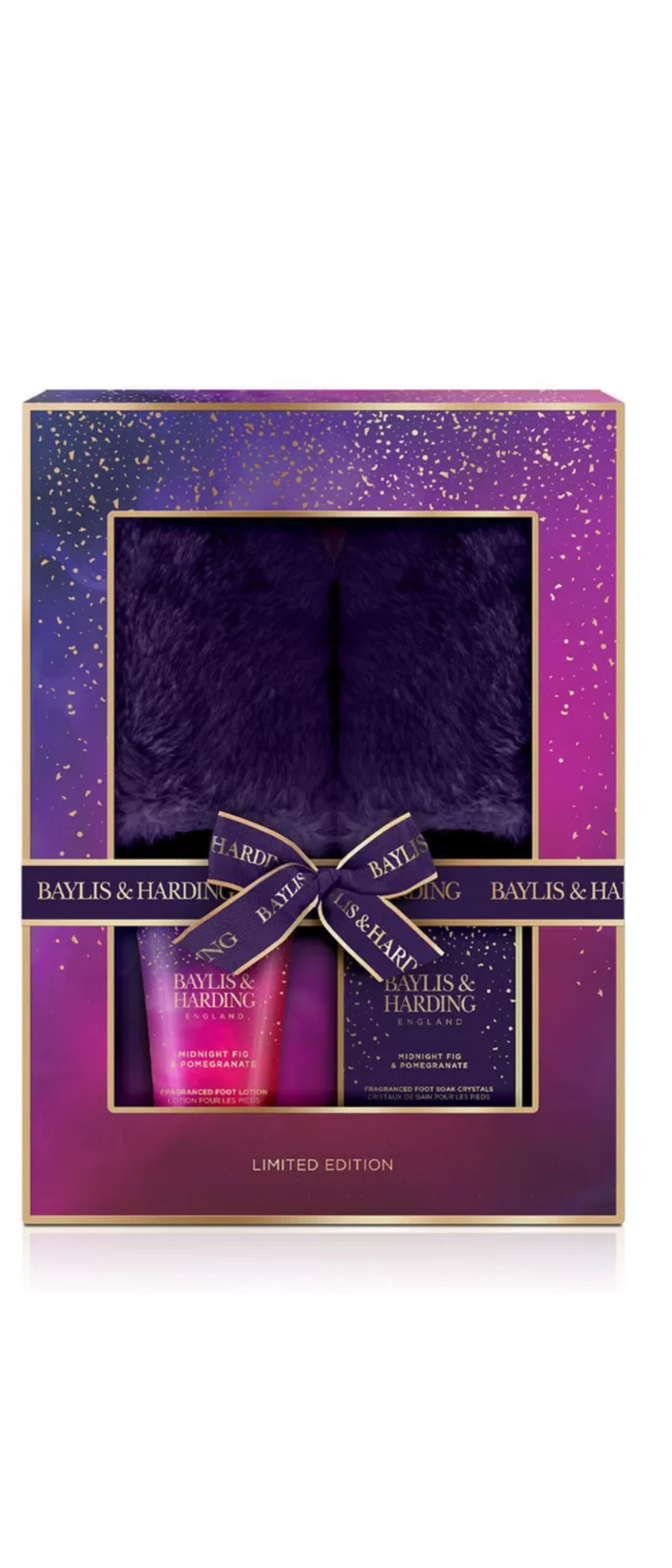 Baylis and Harding Slippers Set (Midnight Fig and Pomegranate)
