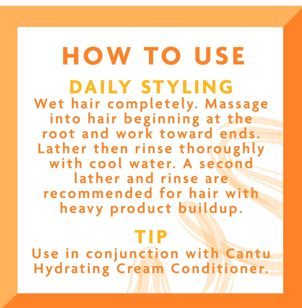 Cantu Shea Butter for Natural Hair Sulphate Free Cleansing Cream Shampoo 400ml
