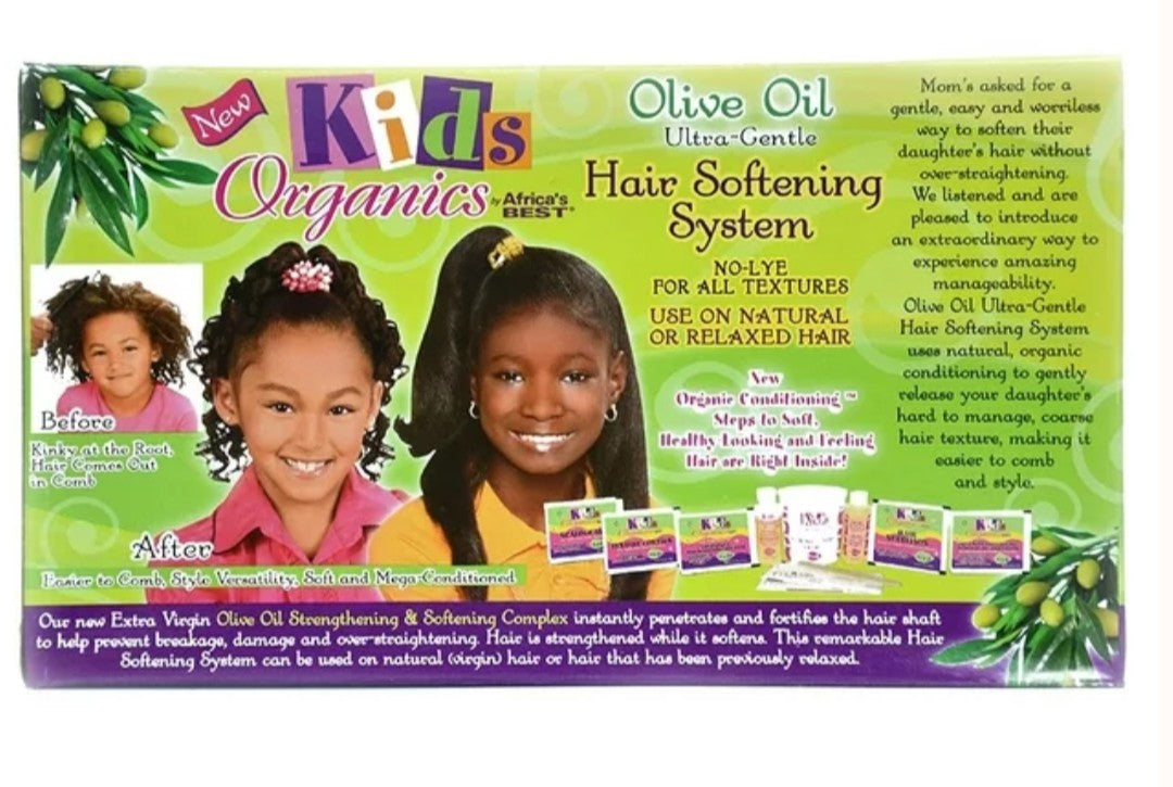 Africa Best Kids Organics Hair Softening Kit