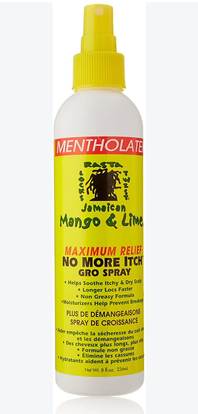 Jamaican Mango and Lime Itch No More Spray (Mentholated Maximum Relief) 8oz. (237ml)