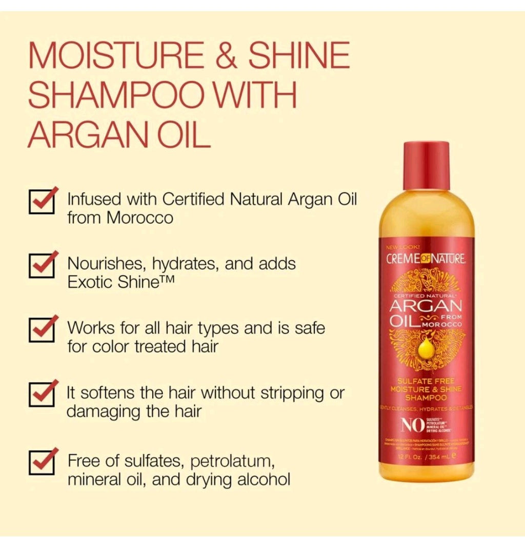 Creme of the Moisture and Shine Shampoo 12oz.
