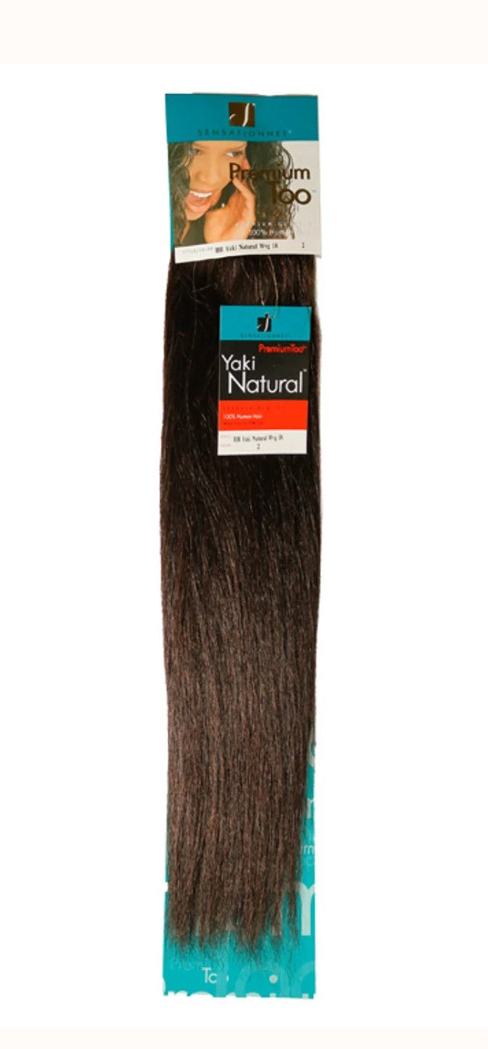 Premium Too Yaki Natural 100% Human Hair Weave