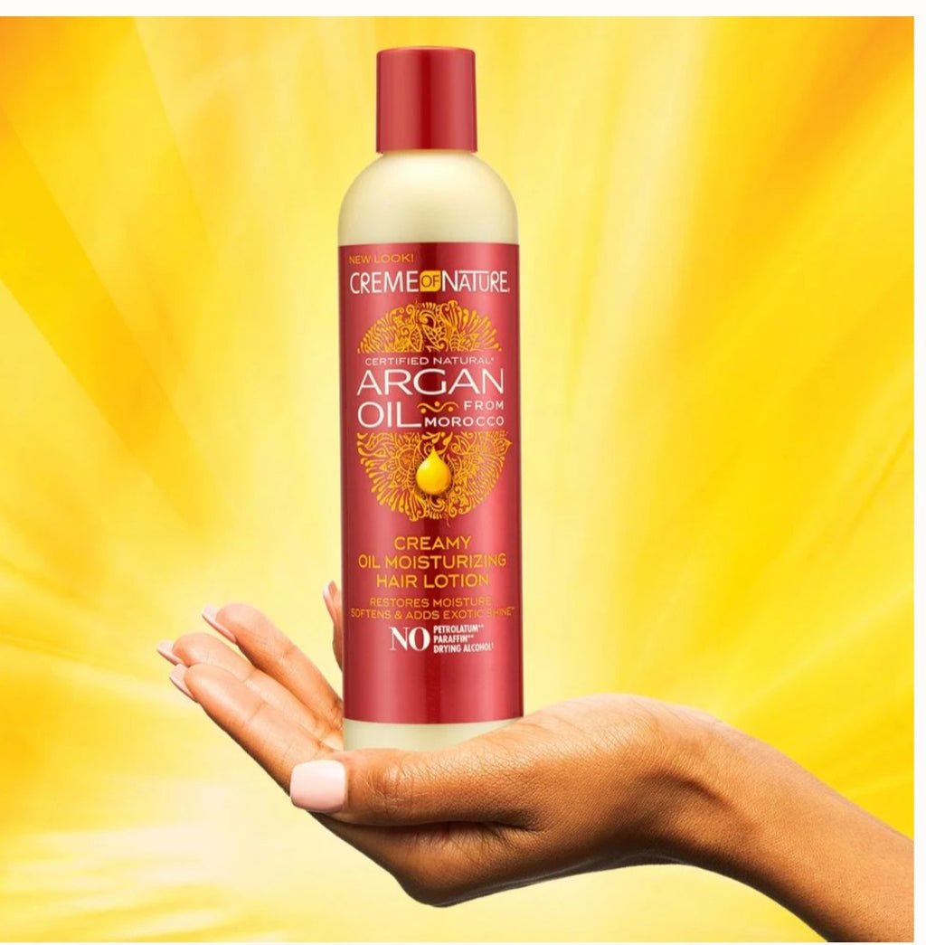 Creme of Nature Argan Oil Creamy Oil Moisturiser Hair Lotion 250ml