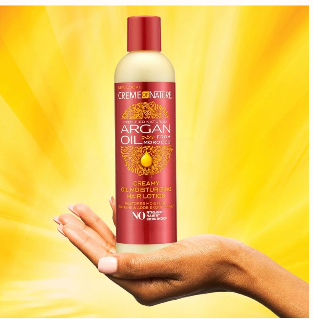 Creme of Nature Argan Oil Creamy Oil Moisturiser Hair Lotion 250ml