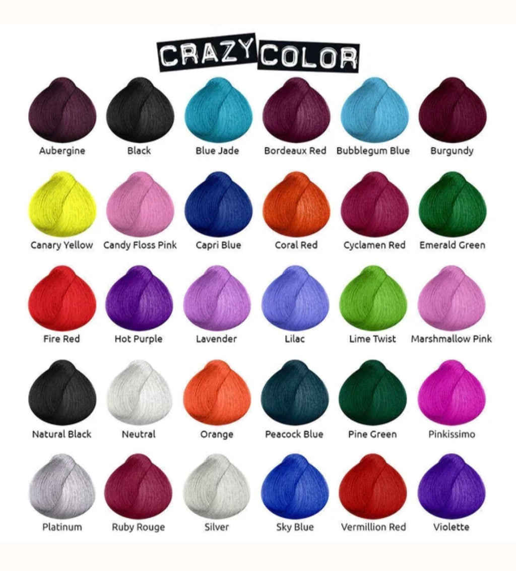Crazy Colour Semi-permanent Hair Colour 100ml