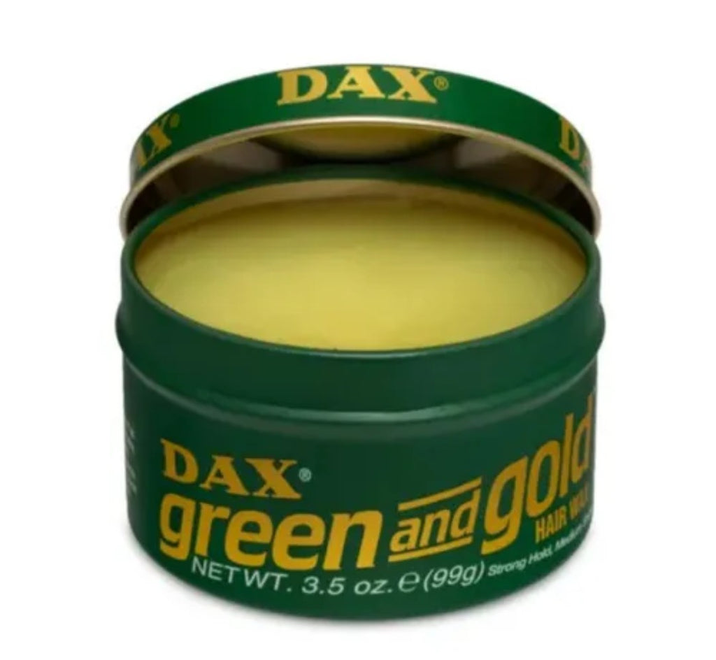 Dax Green and Gold Hair Wax 99g/3.5oz