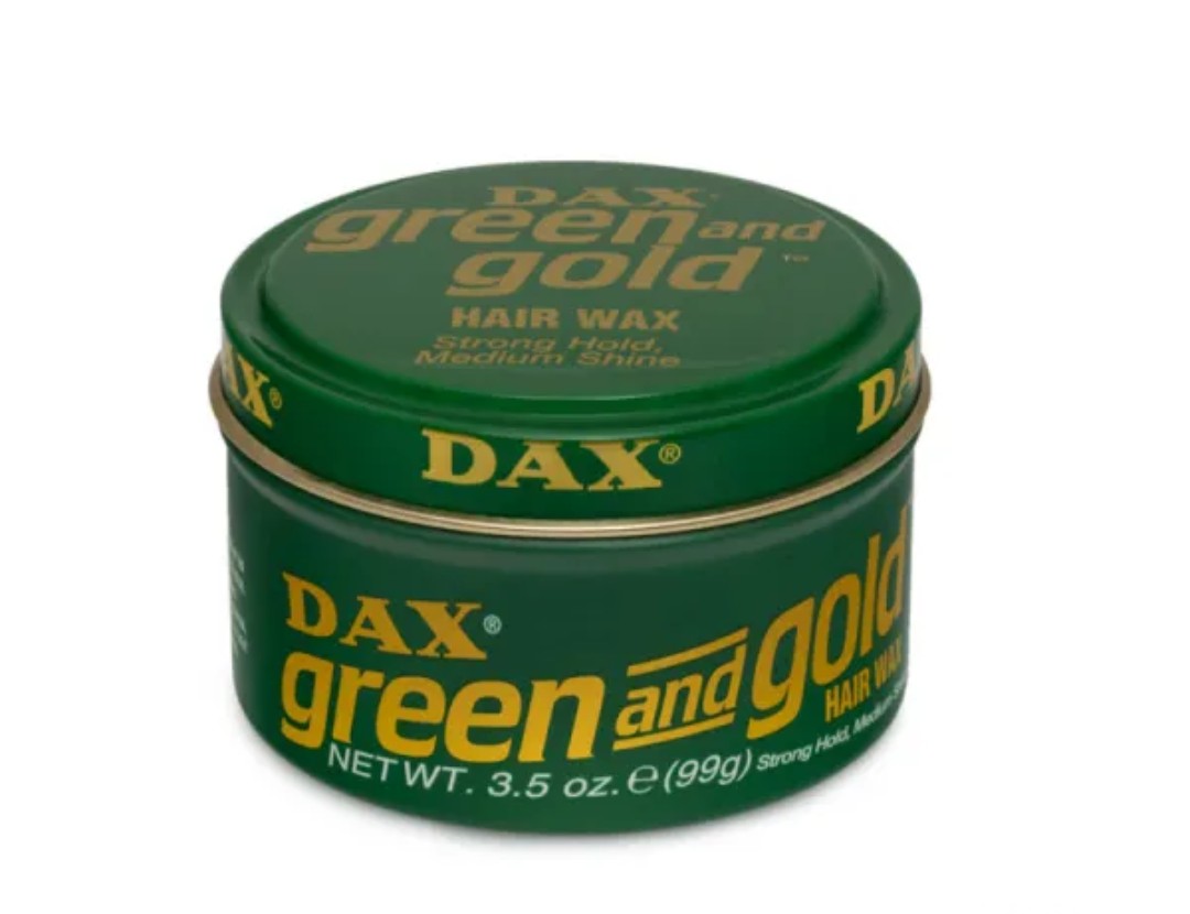 Dax Green and Gold Hair Wax 99g/3.5oz