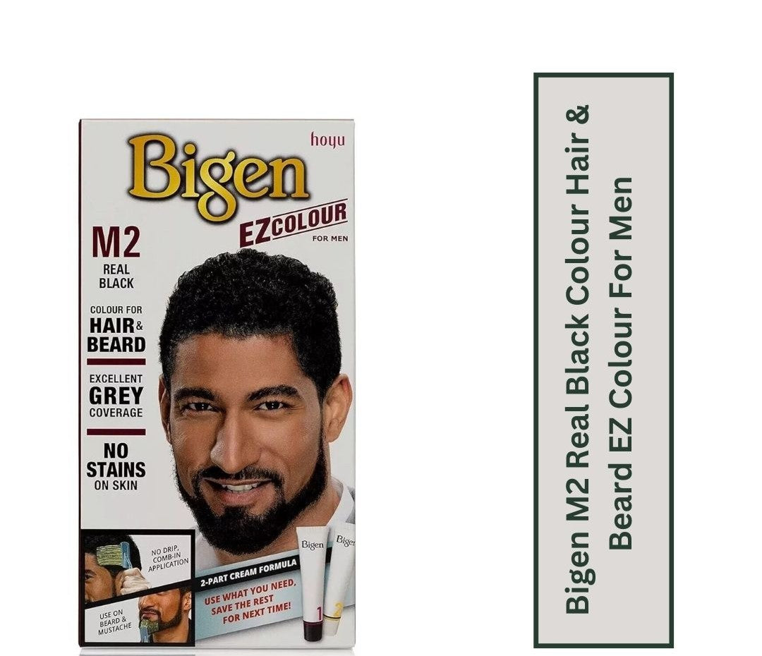 Bigen EZ Colour for Hair & Beard M2 (Real Black)