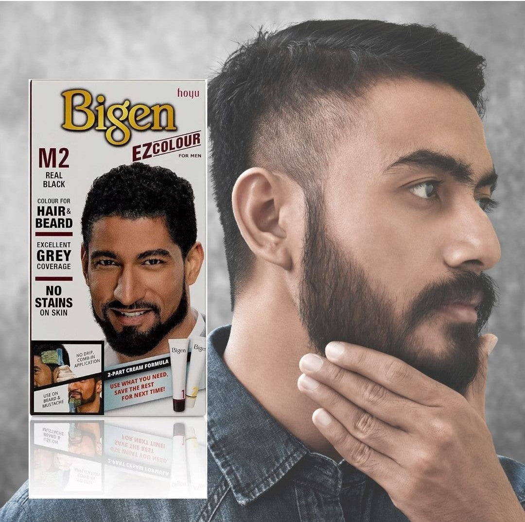 Bigen EZ Colour for Hair & Beard M2 (Real Black)