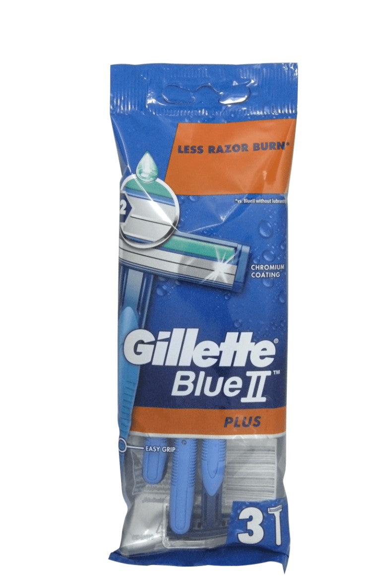 Gillette Blue 2 Plus Disposable Razor 3pk