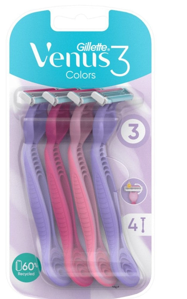 Gillette Venus 3 Women Disposable Razor 4pk