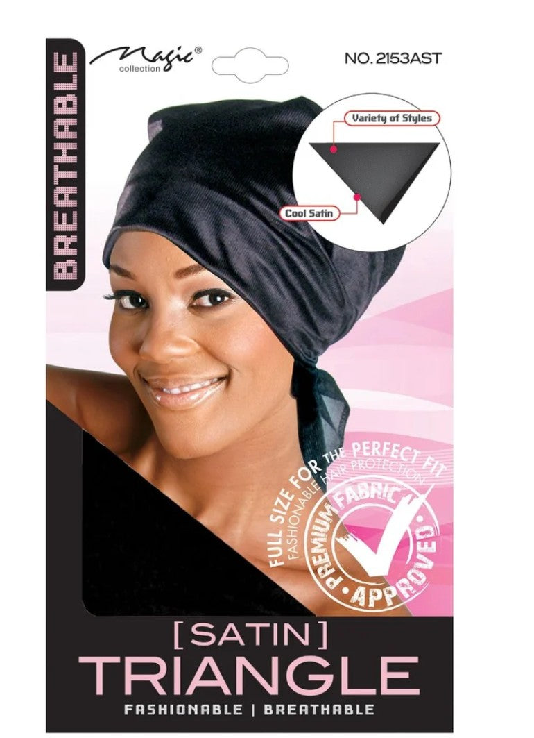 Magic Satin Triangle Wrap (black)