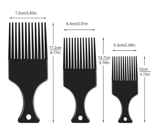 Aliza Afro Comb 3pk