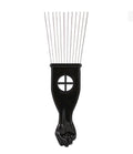 Metal Afro Fan Pik Comb (sml)