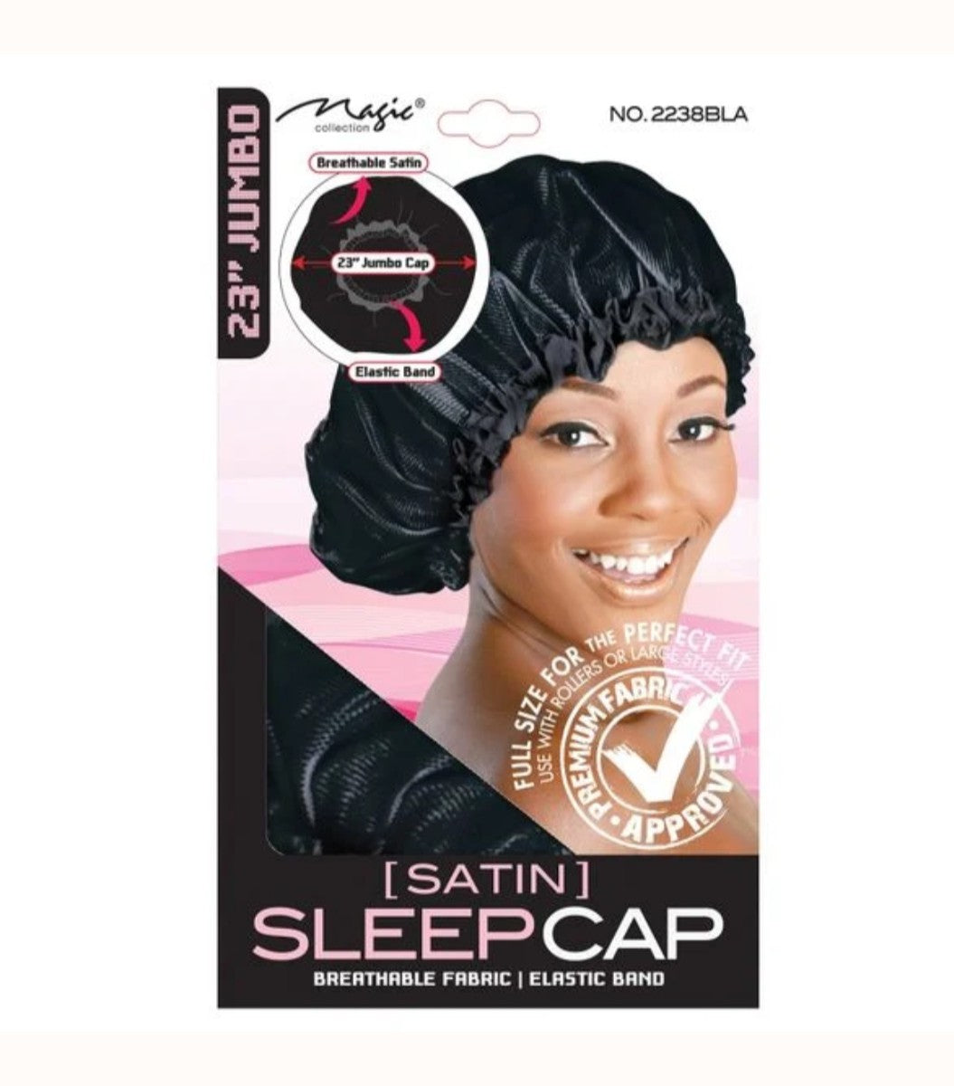Magic Satin Sleep Cap (jumbo 23") (assorted colours)
