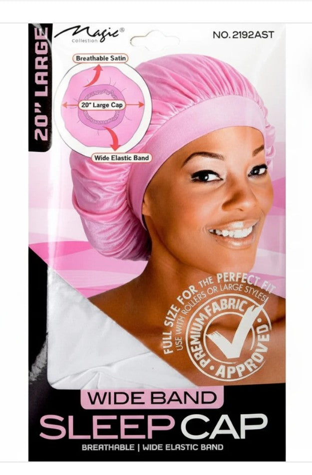 Magic Wide Band Sleep Cap (large 20") (assorted colours)