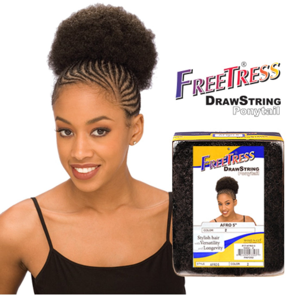Freetress Drawstring Ponytail (Afro Puff 5") #2