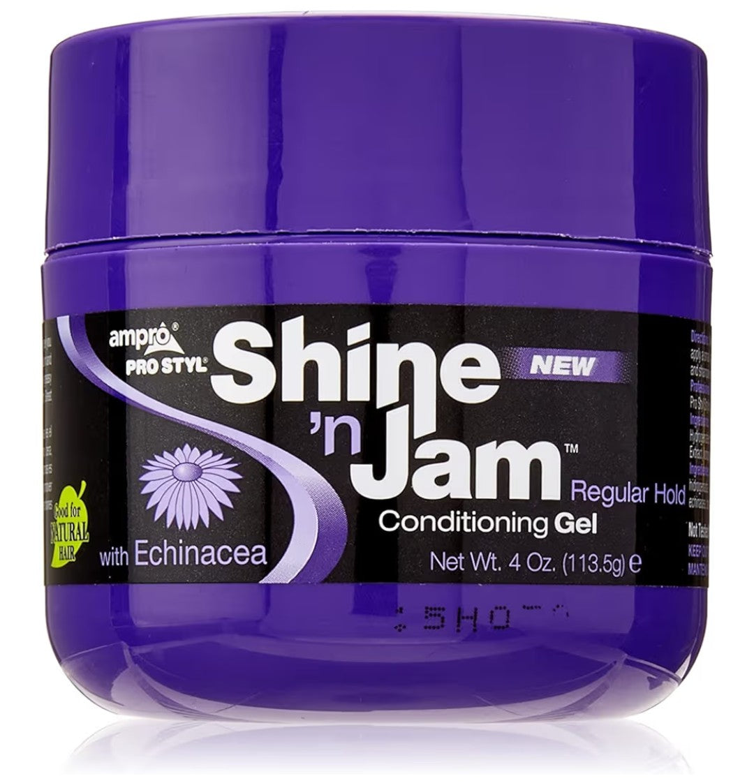 Shine 'n' Jam Conditioning Gel Regular Hold 113.5g/4oz (purple)