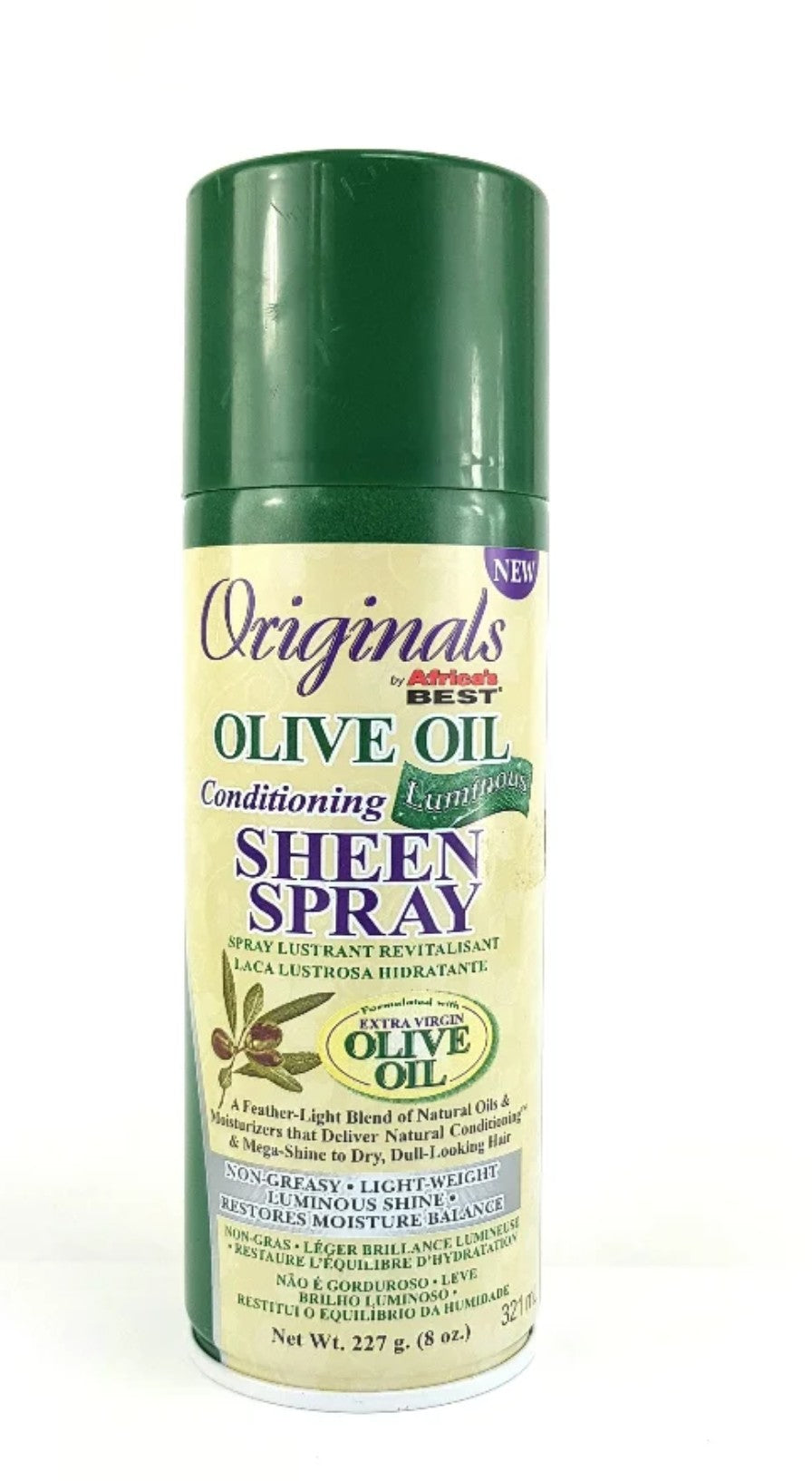 Africa's Best Originals Olive Oil Sheen Spray 8oz.