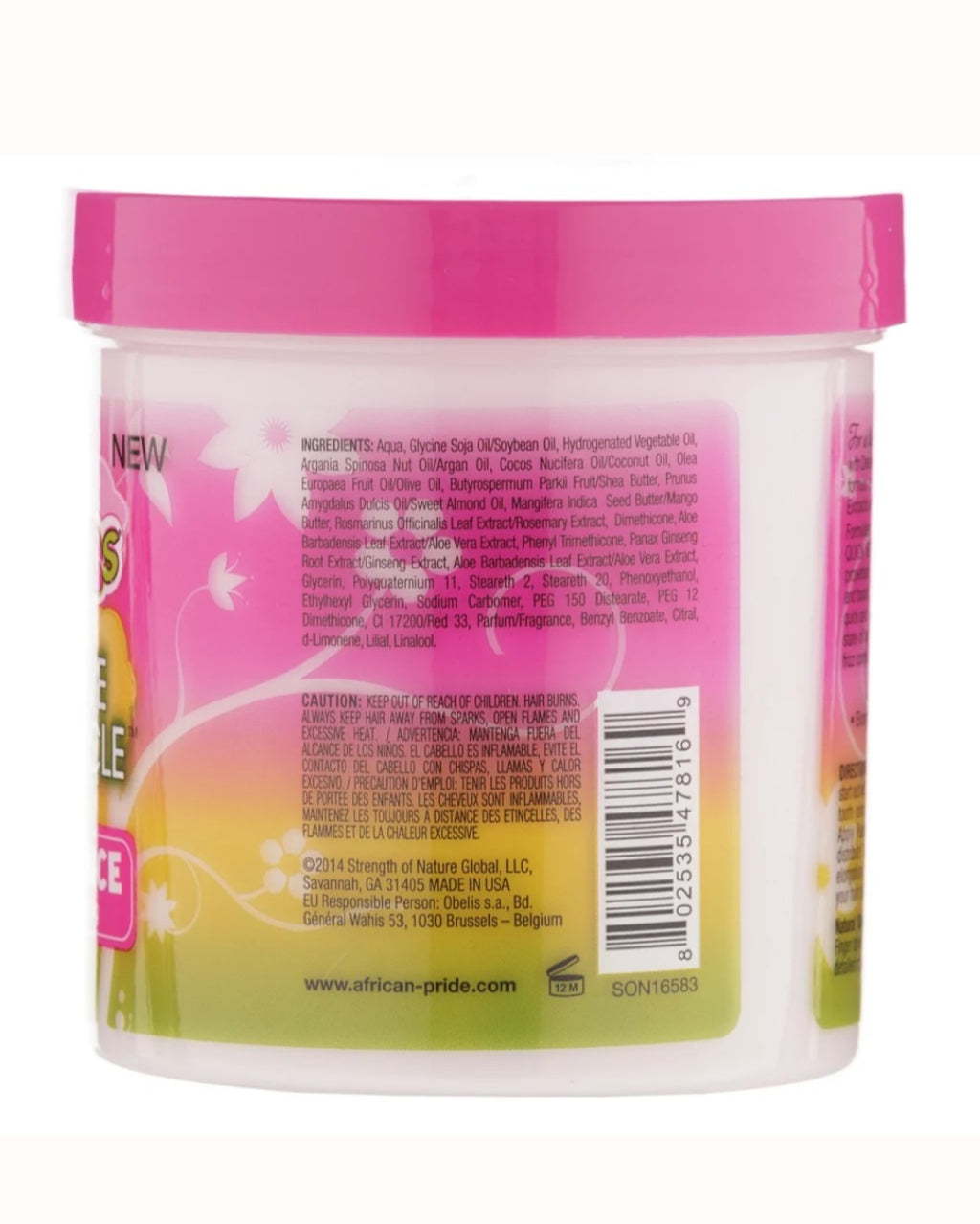 African Pride Dream Kids Olive Miracle Quick Bounce Detangling Pudding 15oz/(425g)