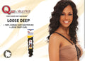Milkyway Qué Master mix Human Hair Weave (loose deep)