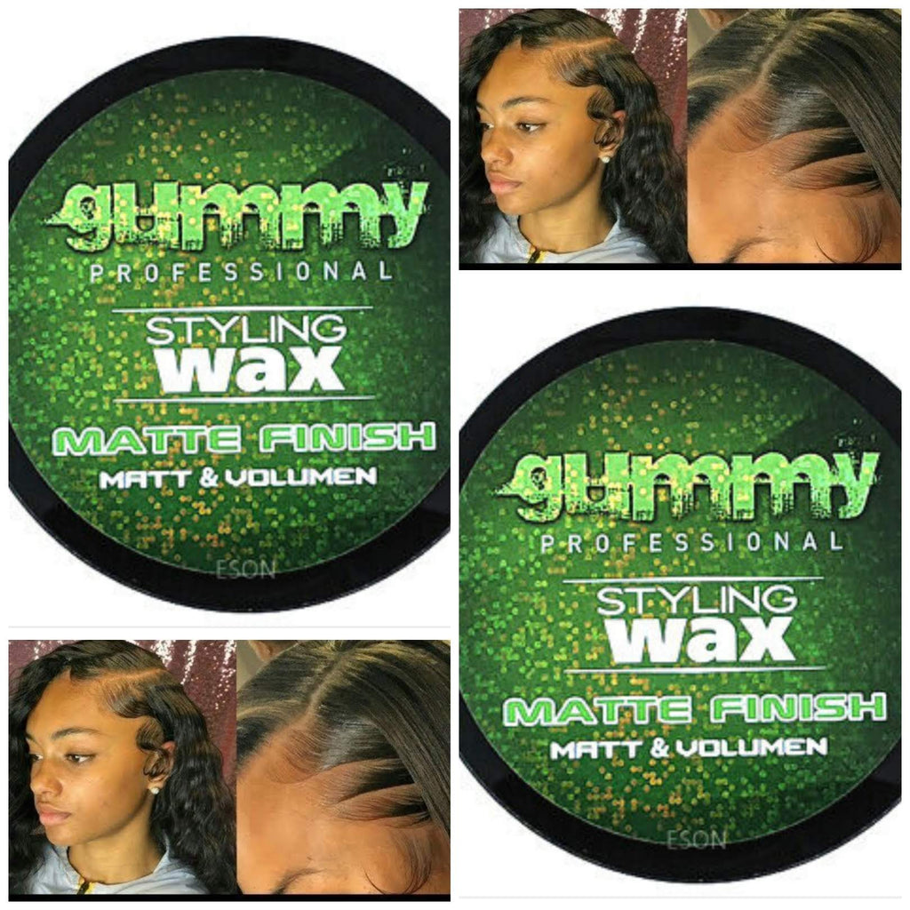 Gummy Styling Wax Matte Finish (Matte & Volume) 150ml (green)